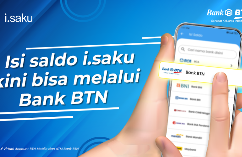 Isi Saldo i.saku Lewat Bank BTN