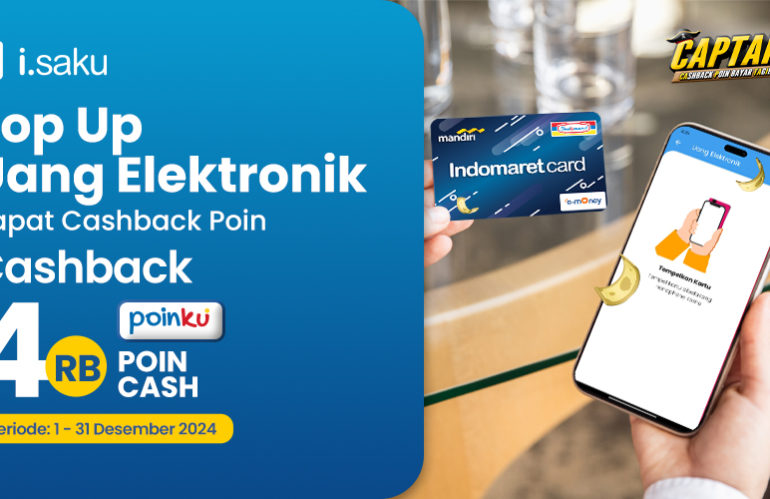 Top Up Uang Elektronik Dapat CASHBACK Poin