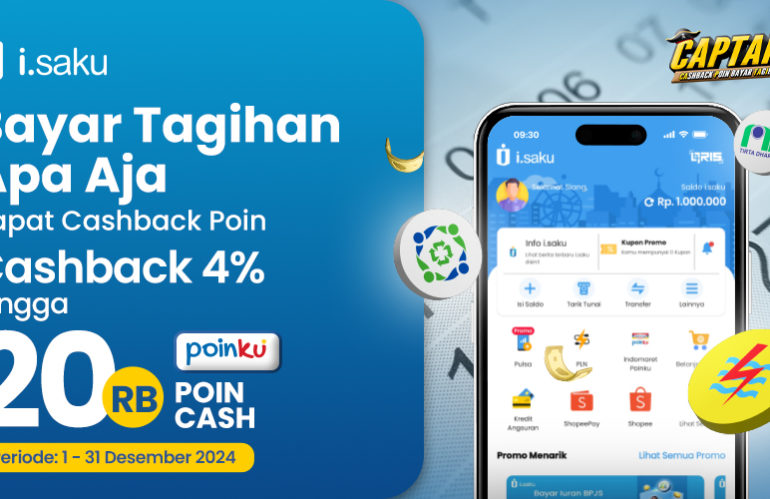 Bayar Tagihan dapat CASHBACK Poin